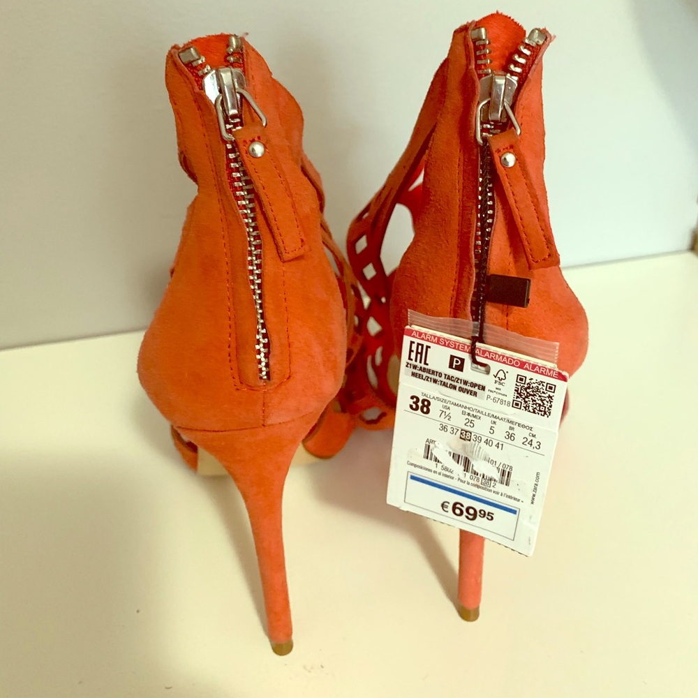 Zara Coral Heels